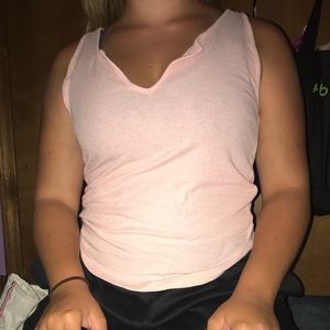 Pink tank top